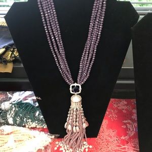 Semi precious Swarovski necklace